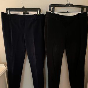 Two pairs of J.Crew cotton pants size 6